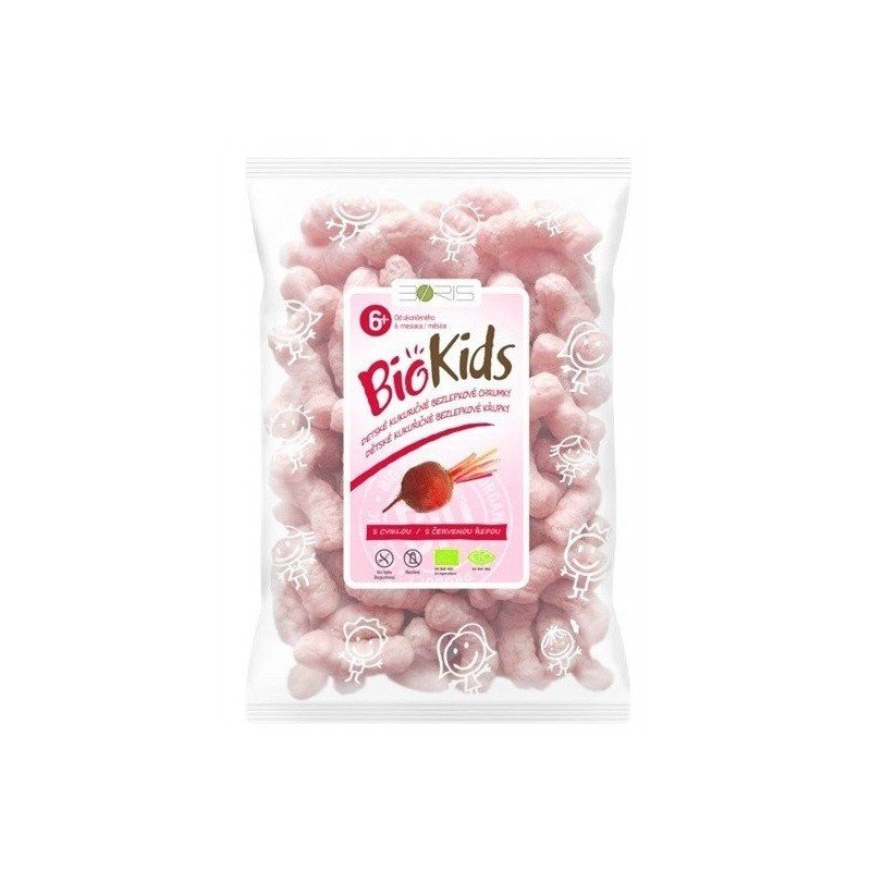 Chrupki kukurydziane z burakiem BEZGL. BIO 55 g - BIO KIDS