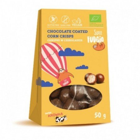 Chrupki w czekoladzie BIO 50 g - SUPER FUDGIO