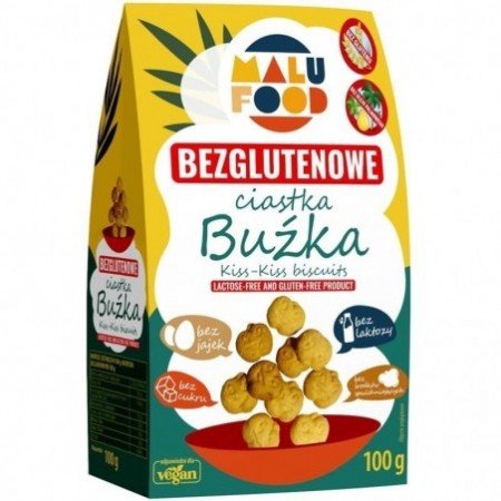 Ciastka buźka BEZGL. B/C 100g - MALU FOOD