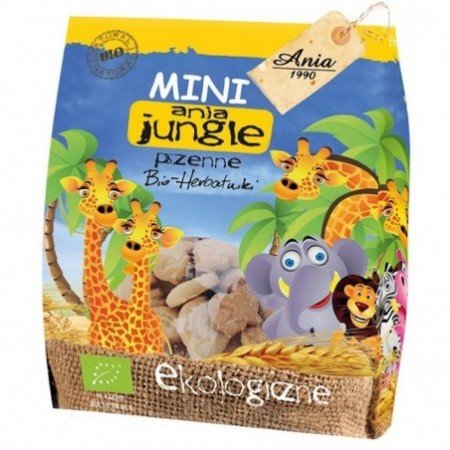 Ciastka mini jungle BIO 100 g - ANIA BIO