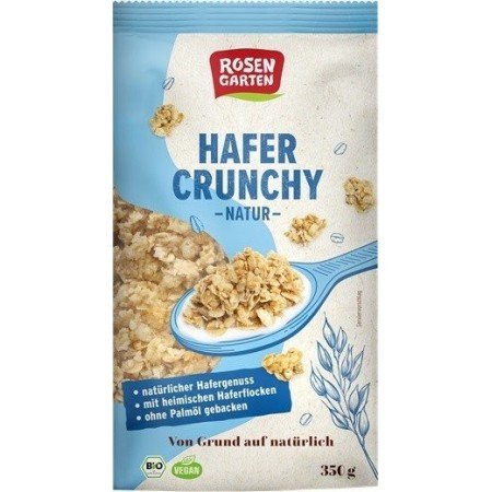 Crunchy owsiane BIO 350 g - ROSENGARTEN
