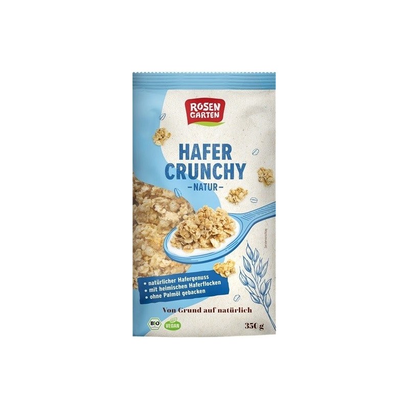 Crunchy owsiane BIO 350 g - ROSENGARTEN