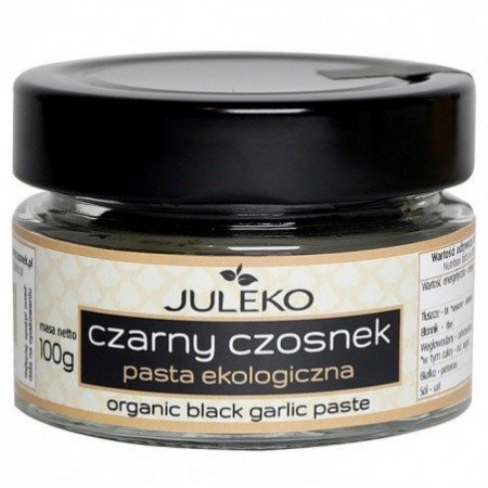 Czarny czosnek pasta BIO 100g - JULEKO