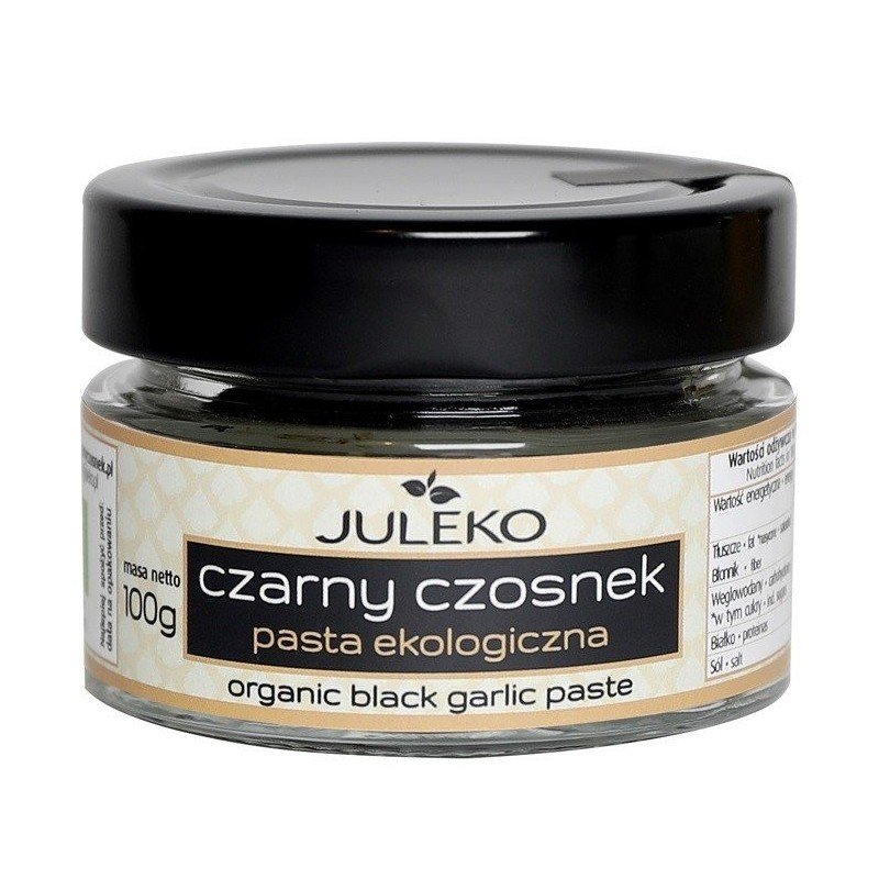 Czarny czosnek pasta BIO 100g - JULEKO