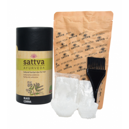 HENNA CZARNA ECO 150 g - SATTVA (AYURVEDA)