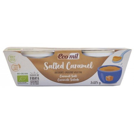 Deser roślinny słony karmel BEZGL. BIO 2 x 125 g - ECOMIL
