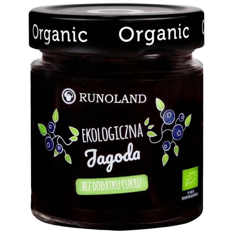 Dżem z jagody leśnej B/C BIO 200 g - RUNOLAND