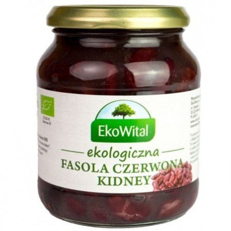 Fasola czerwona kidney w zalewie BIO 360 g / 240 g - EKOWITAL