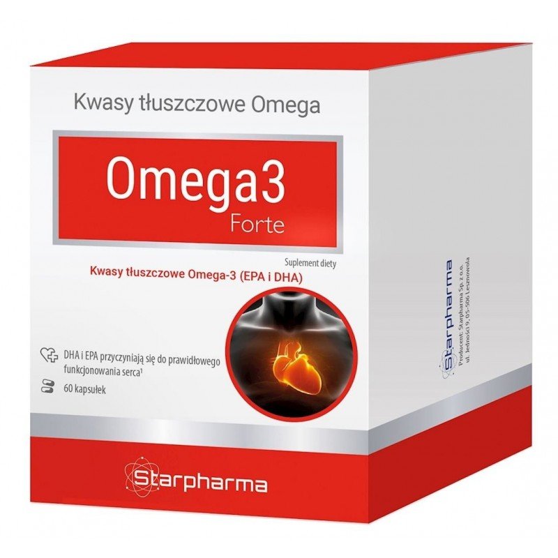 OMEGA-3 FORTE 60 KAPSUŁEK - STARPHARMA