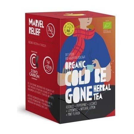 Herbatka rozgrzewająca COLD BE GONE BIO (1,5 g 20 szt) 30 g - DIET FOOD