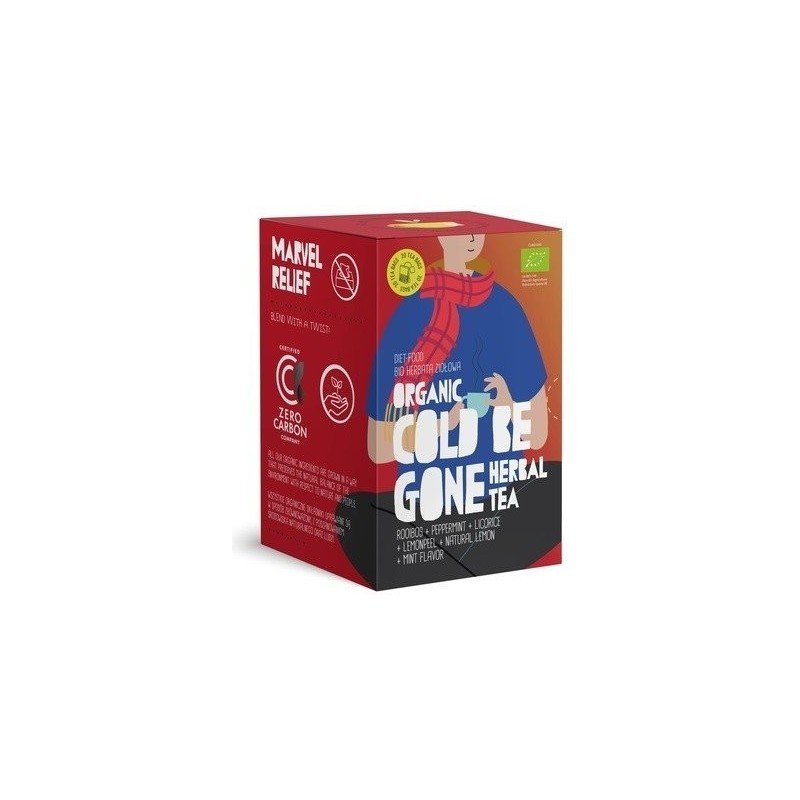 Herbatka rozgrzewająca COLD BE GONE BIO (1,5 g 20 szt) 30 g - DIET FOOD