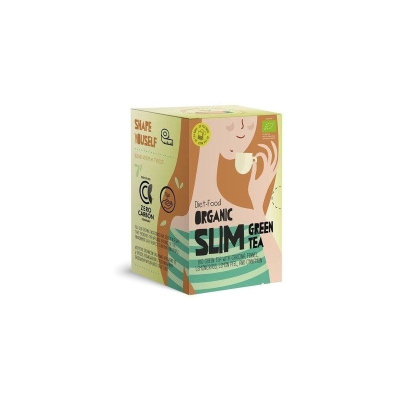 Herbatka zielona odchudzająca SLIM GREEN BIO (1,5 g 20 szt )30g - DIET FOOD