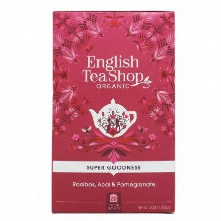 Herbatka ziołowa Rooibos,Acai i granat (20x1,5) BIO 30 g - ENGLISH TEA SHOP