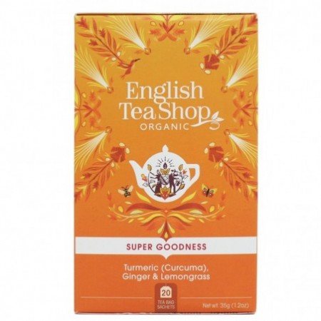 Herbatka ziołowa z imbirem,kurkumą i trawą cytrynową (20x1,75) BIO 35 g - ENGLISH TEA SHOP