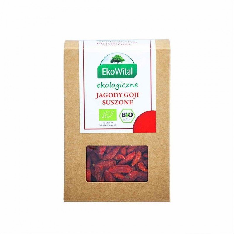 Jagody goji suszone BIO 75 g - EKOWITAL