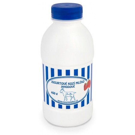 Jogurt kozi pitny truskawkowy 240 g - KOZIMLEKO