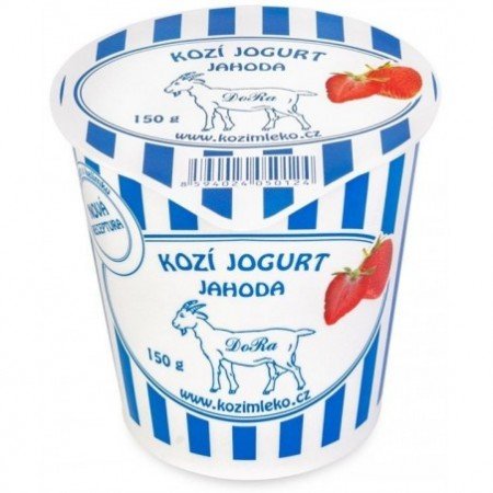 Jogurt kozi truskawkowy 150 g - KOZIMLEKO