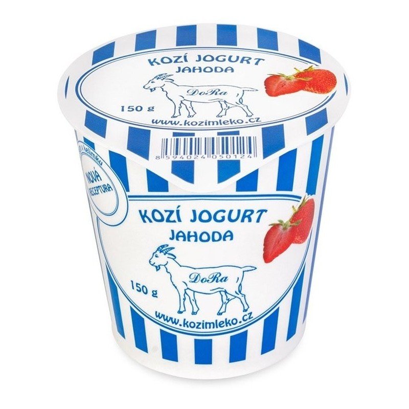Jogurt kozi truskawkowy 150 g - KOZIMLEKO