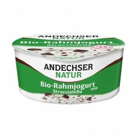 Jogurt kremowy stracciatella 10% tł.BIO 150 g - ANDECHSER