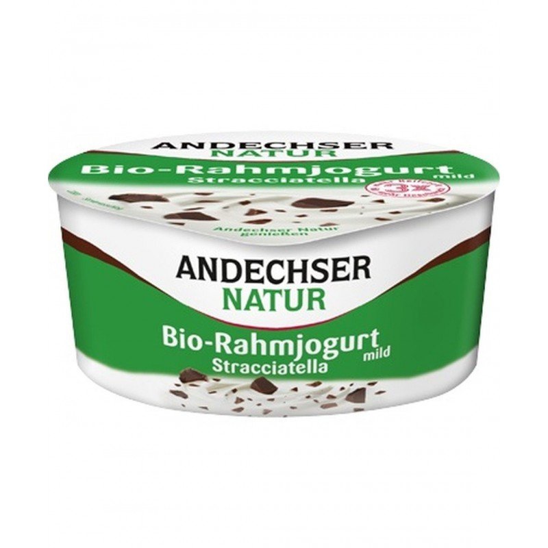 Jogurt kremowy stracciatella 10% tł.BIO 150 g - ANDECHSER