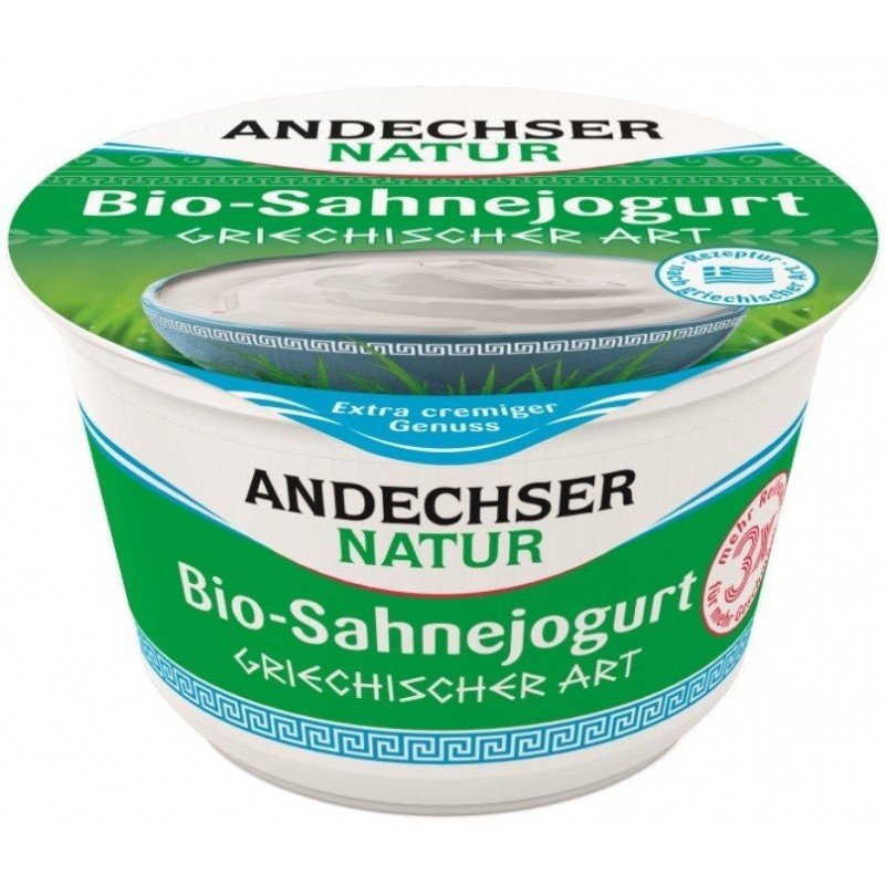 Jogurt kremowy typu greckiego 10% tł.BIO 200 g - ANDECHSER