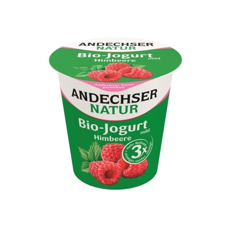 Jogurt malinowy 3,8% tł. BIO 150 g - ANDECHSER