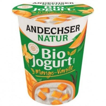 Jogurt mango-wanilia 3,8% tł. BIO 400 g - ANDECHSER