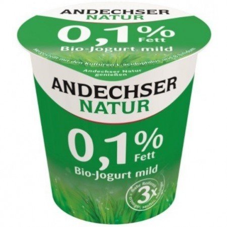 Jogurt naturalny 0,1% tł. BIO 150 g - ANDECHSER