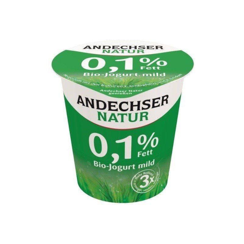 Jogurt naturalny 0,1% tł. BIO 150 g - ANDECHSER