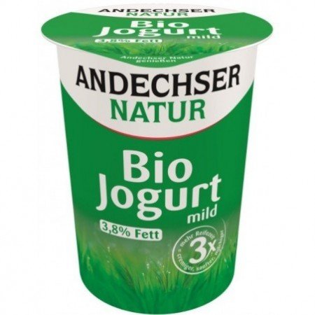 Jogurt naturalny 3,8% tł. BIO 500 g - ANDECHSER