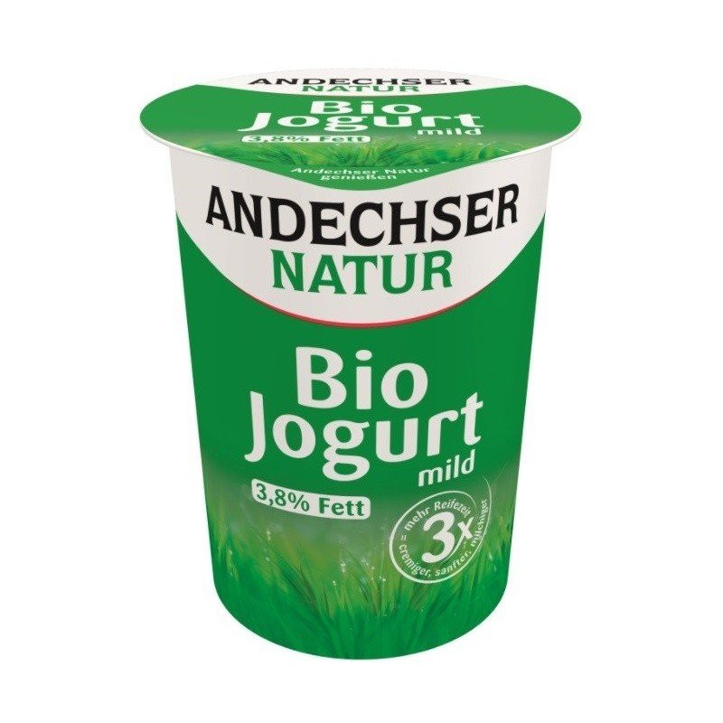Jogurt naturalny 3,8% tł. BIO 500 g - ANDECHSER