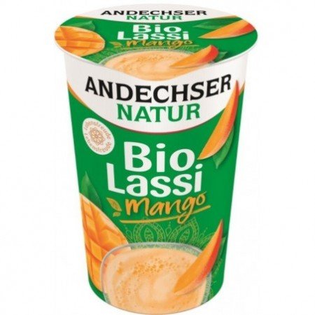 Jogurt pitny Lassi mango 3,5% tł.BIO 250 g - ANDECHSER