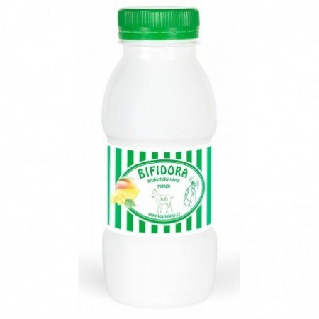 Jogurt pitny probiotyczny z mleka koziego Bifidora z mango 240 g - KOZIMLEKO