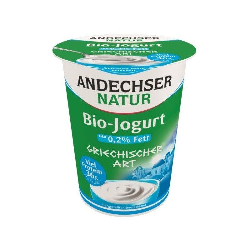 Jogurt typu greckiego 0,2% tł.BIO 400 g - ANDECHSER
