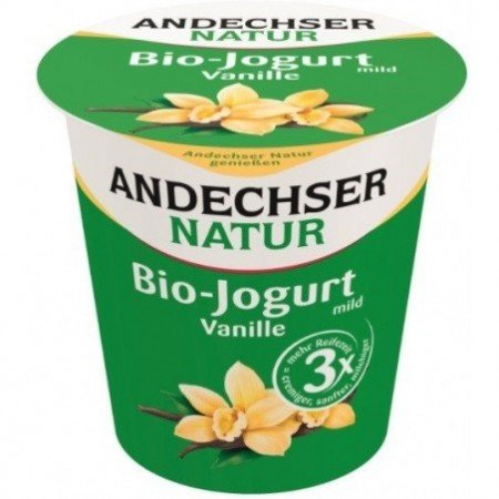 Jogurt waniliowy 3,8% tł. BIO 150 g - ANDECHSER
