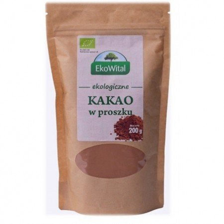 Kakao w proszku BIO 200 g - EKOWITAL