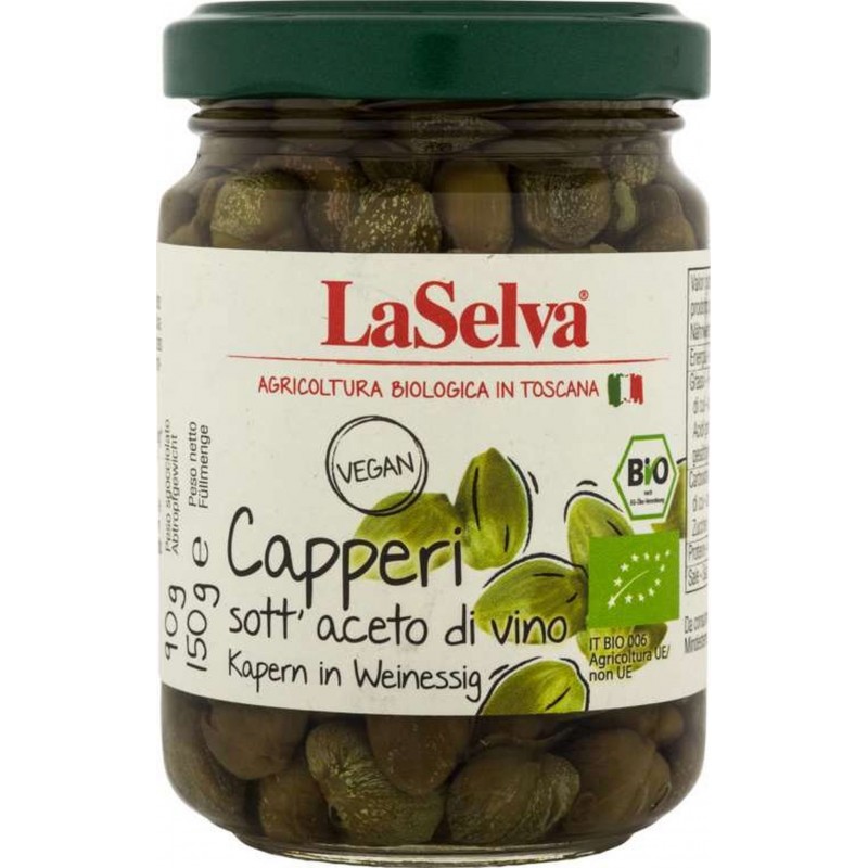 Kapary marynowane BIO 150 g - LA SELVA