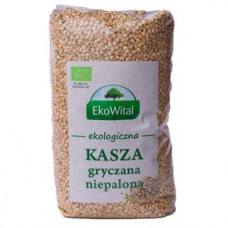 Kasza gryczana niepalona BIO 1 kg - EKOWITAL