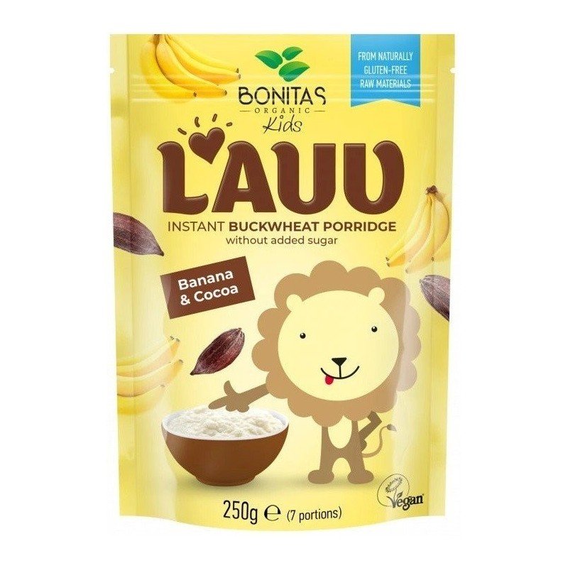 Kaszka gryczana z bananem i kakao BIO 250 g - BONITAS