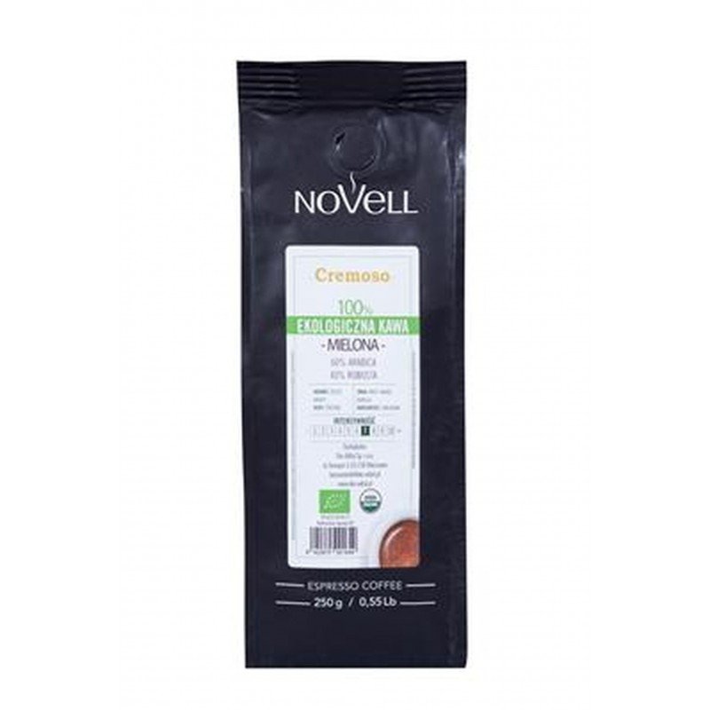 Kawa mielona Cremoso BIO 250 g - CAFES NOVELL