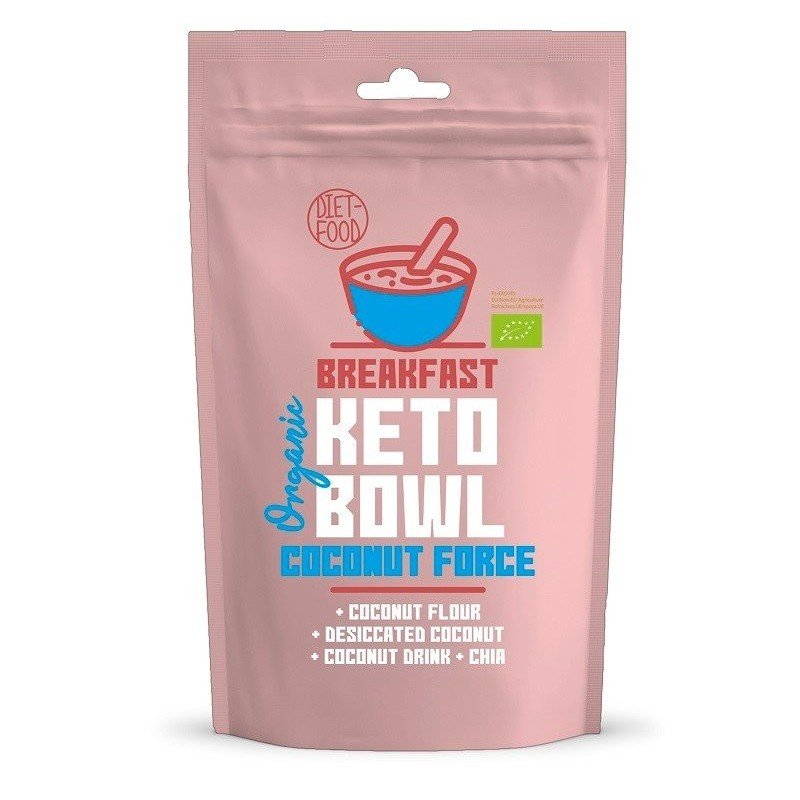 Keto bowl coconut force BIO 200 g - DIET FOOD