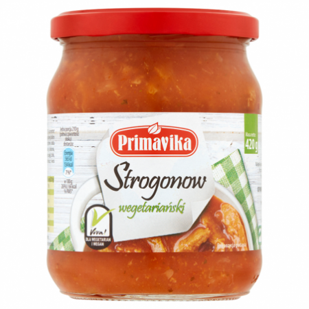 STROGONOW WEGETARIAŃSKI 420 g - PRIMAVIKA