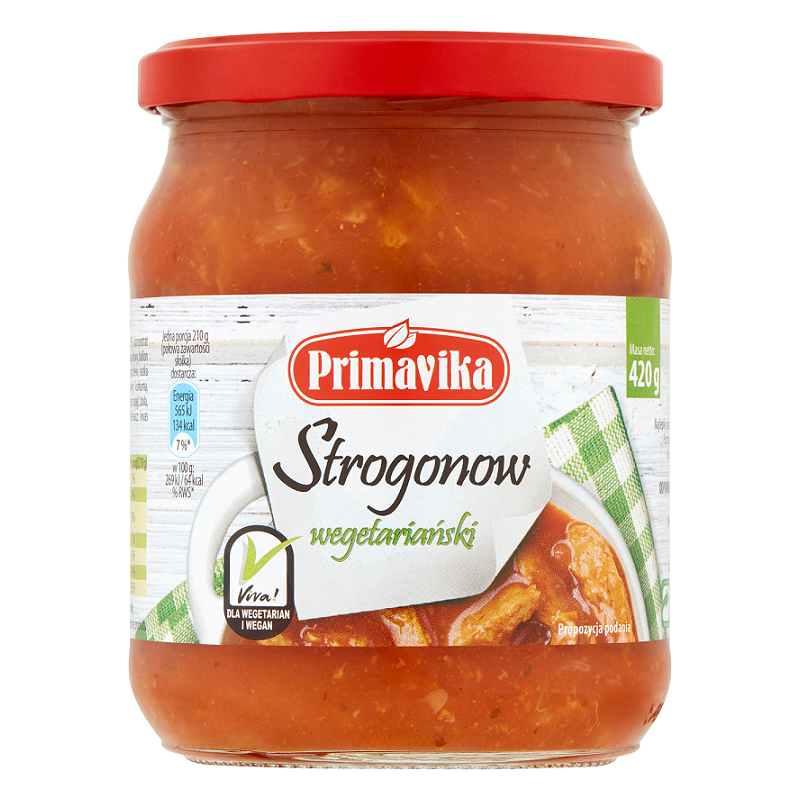 STROGONOW WEGETARIAŃSKI 420 g - PRIMAVIKA