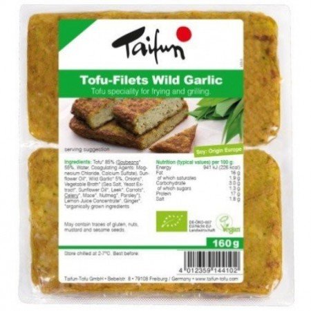 Kotleciki tofu z czosnkiem niedźwiedzim BIO 160 g - TAIFUN