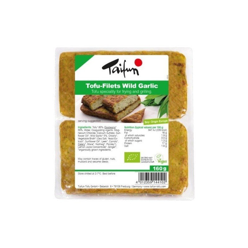 Kotleciki tofu z czosnkiem niedźwiedzim BIO 160 g - TAIFUN
