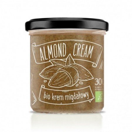 Krem z migdałów naturalnych BIO 300 g - DIET FOOD