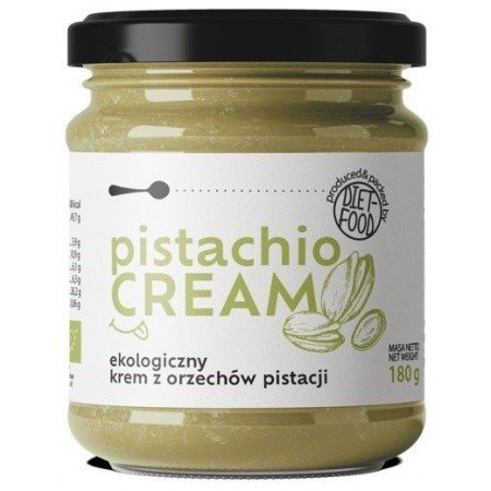 Krem z orzechów pistacji 100%  BIO 180 g - DIET FOOD