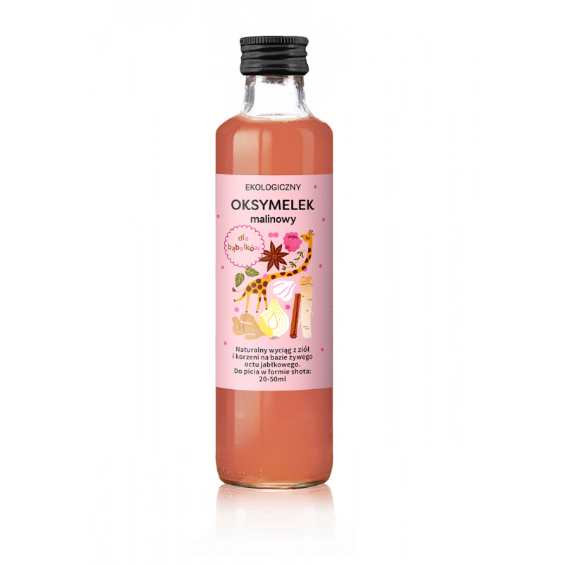 OKSYMELEK MALINOWY DLA BĄBELKÓW BIO 250 ml - DELIKATNA (ZAKWASOWNIA)