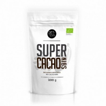 Kruszone ziarno kakaowca BIO BEZGL. 200 g - DIET FOOD