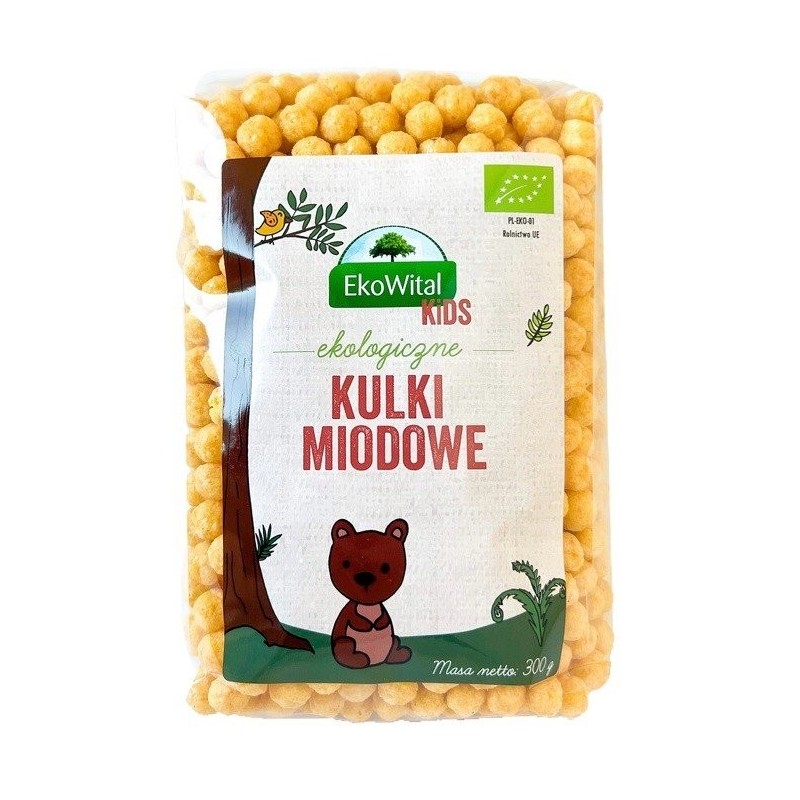 Kulki miodowe BIO 300 g - EKOWITAL